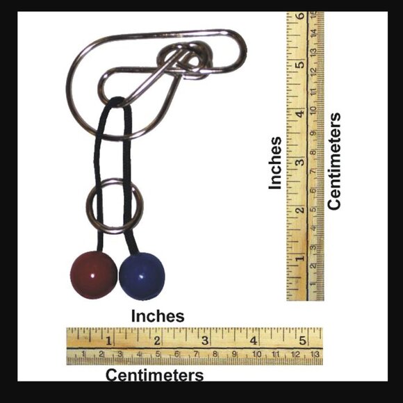 3/$20 -- Puzzle Master - Derringer Metal Brainteaser Puzzle - Picture 2 of 3